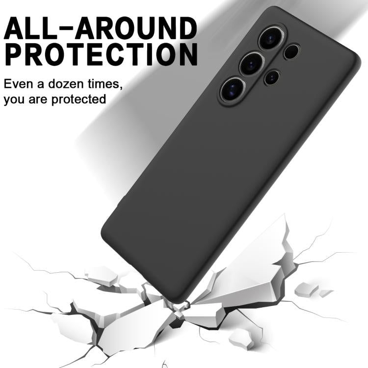 Funda Silicona Líquida Itel S25 Cobertura Total (Negra)