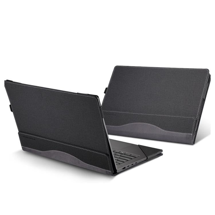 Funda Protectora de Cuero para Portátil Lenovo Yoga 7 14Ial7/14Arb7 a Prueba de Golpes (Negra)