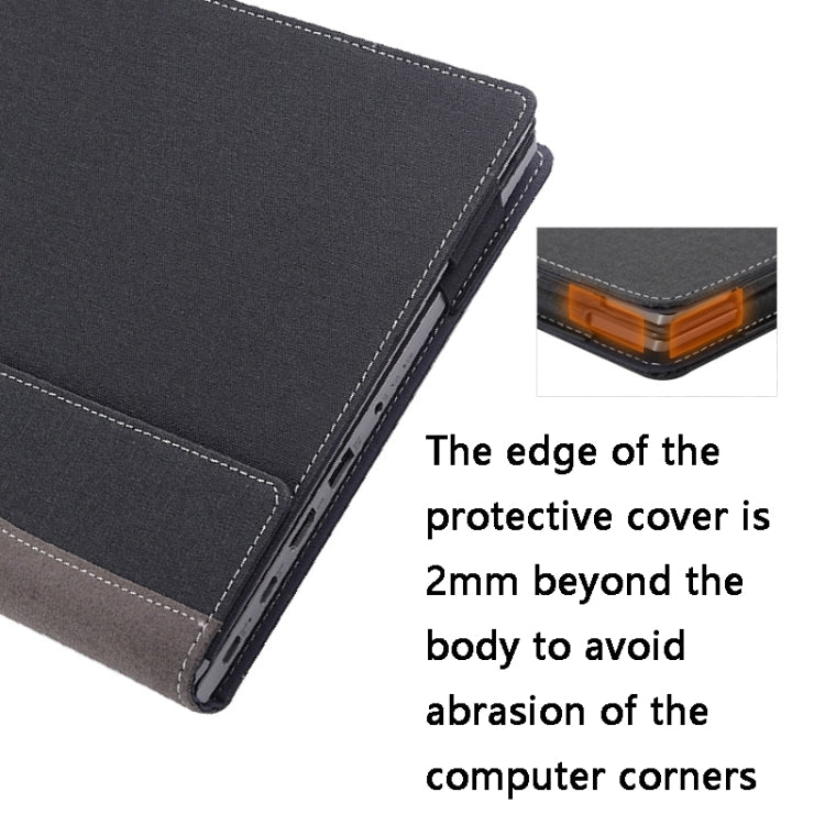 Funda Protectora de Cuero para Portátil Lenovo Ideapad Slim 3 16Irh10/16AHP10 a Prueba de Golpes (Azul Oscuro)