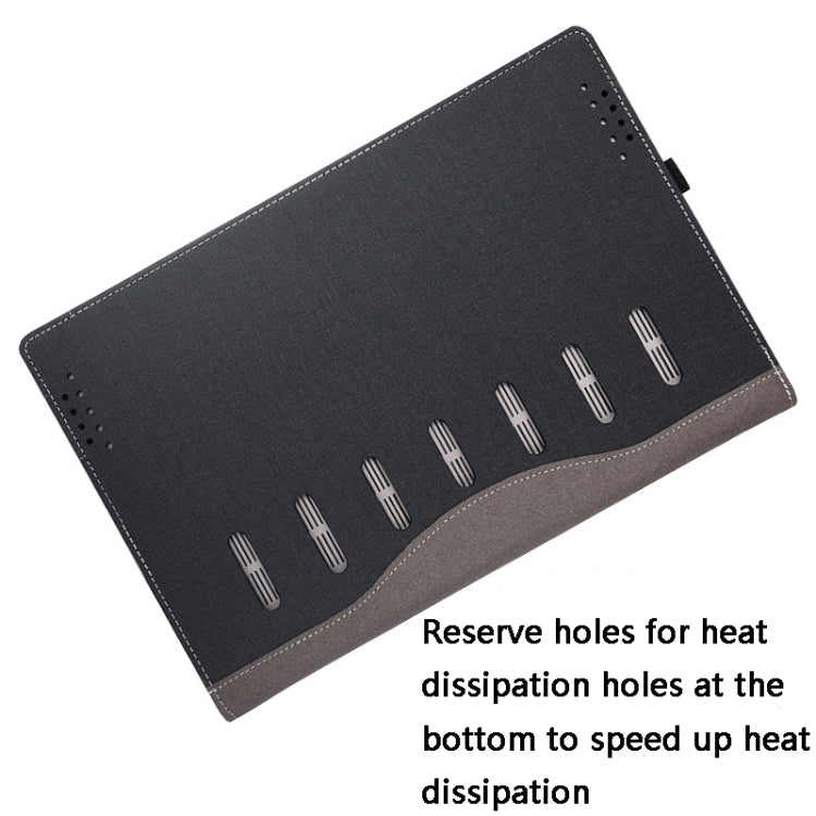 Funda Protectora de Cuero para Portátil Lenovo Thinkpad E16 Gen 2 y Gen 1 (2023) a Prueba de Golpes (Negra)