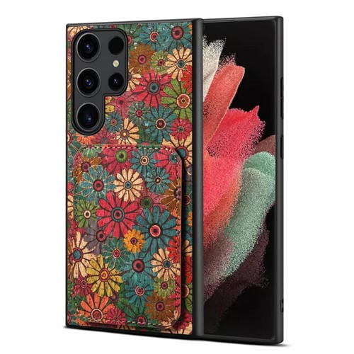 Funda para Teléfono Samsung Galaxy S21 Ultra 5G con Ranura para Tarjeta Dual (Verde Primavera)