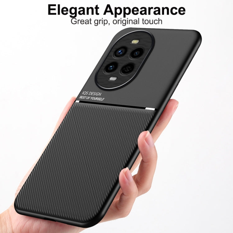 Funda híbrida TPU y Policarbonato Huawei Nova 13 Pro con diseño magnético y tira inclinable (Azul)