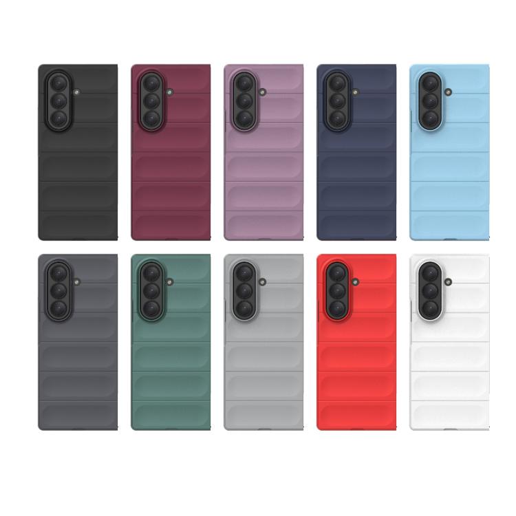 Funda plegable de PC a prueba de golpes para Samsung Galaxy Z Fold7 5G Magic Shield (roja)