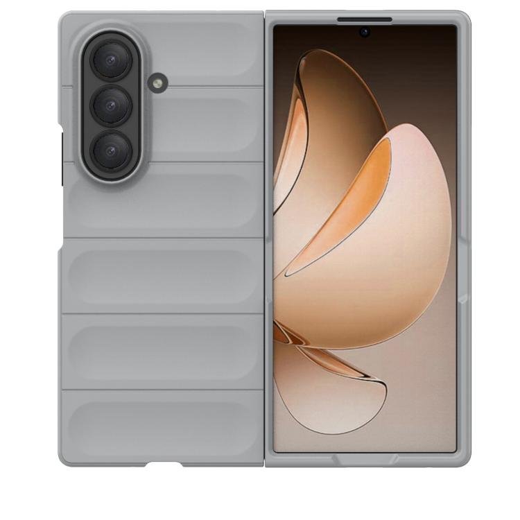 Funda plegable de PC a prueba de golpes con protección mágica para Samsung Galaxy Z Fold7 5G (gris)
