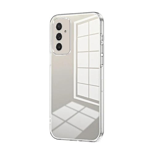 Estuche para Teléfono Samsung Galaxy A82 5G con Orificio Fino y Revestimiento Transparente (Transparente)