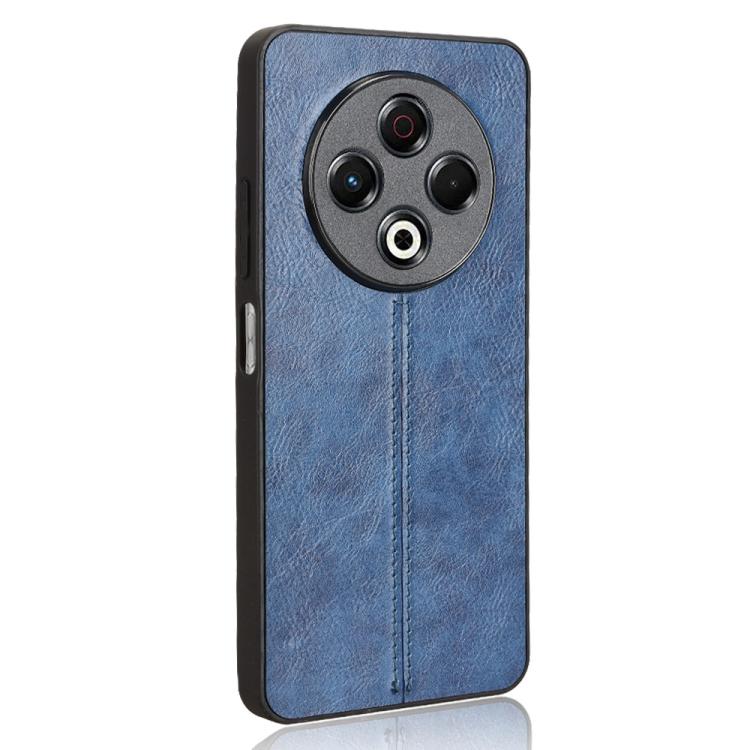 Funda para Teléfono Tecno Spark 30 4G con Diseño de Vaca y Costura (Azul)