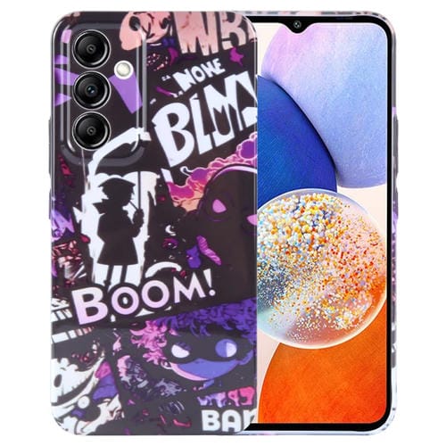 Funda para Teléfono Samsung Galaxy A14 5G PC con Orificio Preciso y Patrón Pintado (Comics Umbrella Boy)