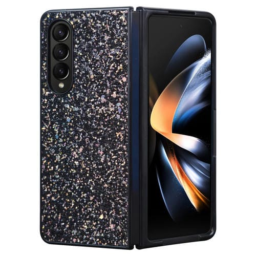 Funda para Teléfono Plegable Samsung Galaxy Z Fold4 Flash Diamond (Flash Black)