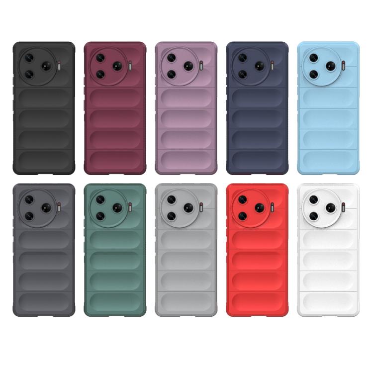 Funda TPU con Franela y Protección Mágica Global para Tecno Camon 30 Pro 5G (Verde Oscuro)