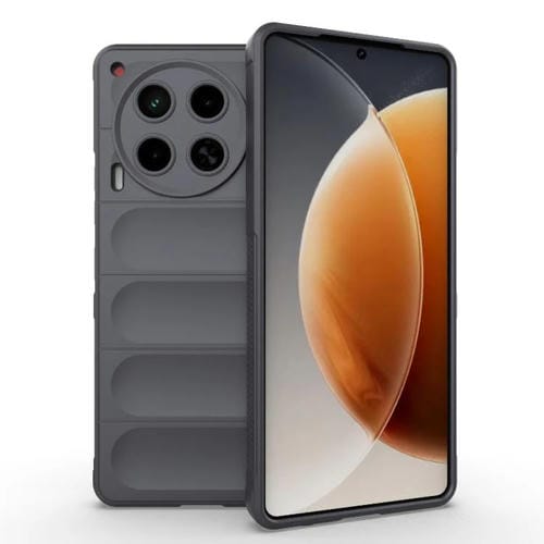 Funda TPU + Franela Tecno Camon 30 4G Magic Shield (Gris Oscuro)