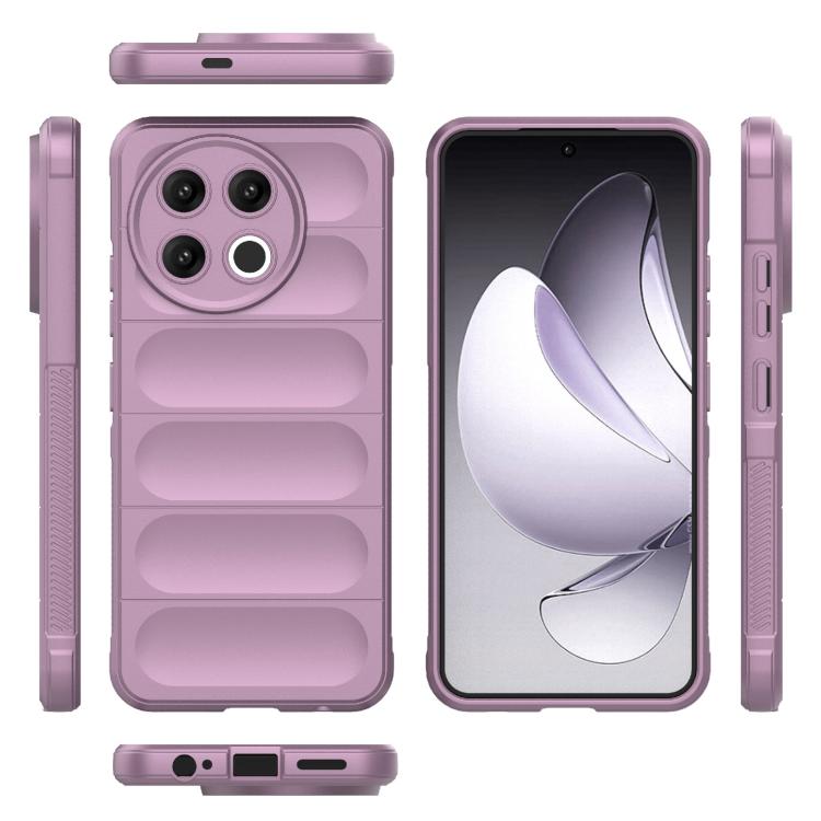 Funda TPU + Franela Tecno Spark 30 Pro Protección Mágica Global (Morada)