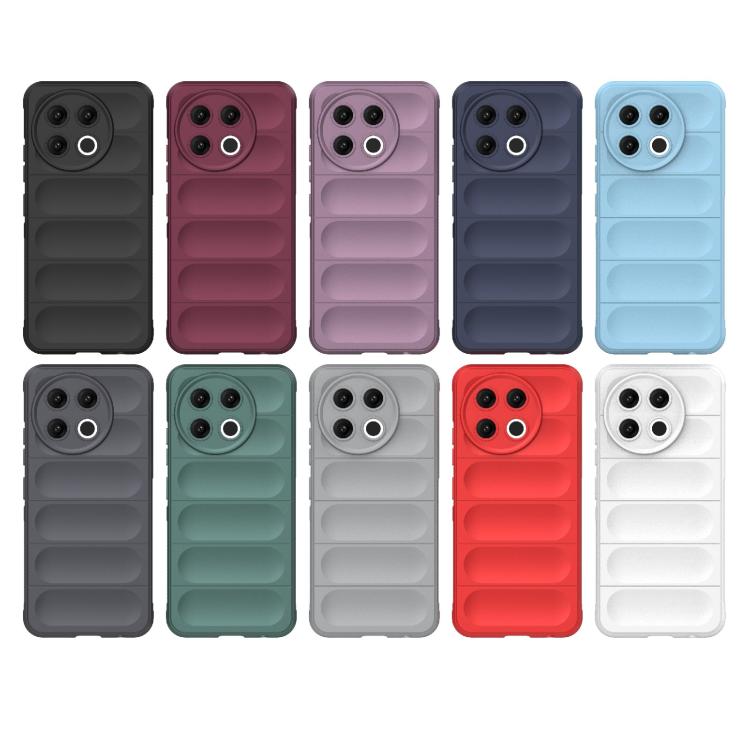 Funda TPU + Franela Tecno Spark 30 Pro Protección Mágica Global (Morada)
