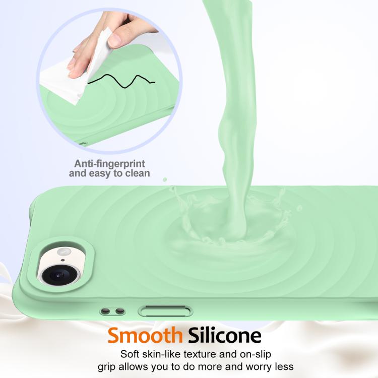 Funda de Silicona Líquida Magnética Magsafe para iPhone 16E (Verde)