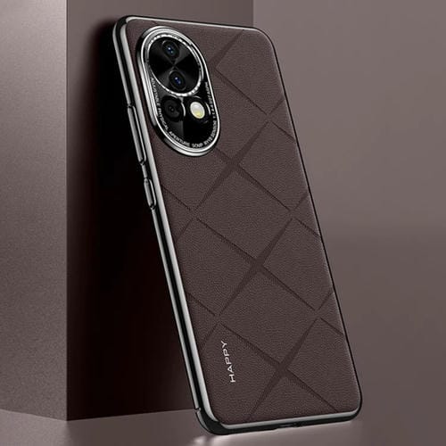 Funda de Cuero para Teléfono Huawei Nova 13 (Marrón)