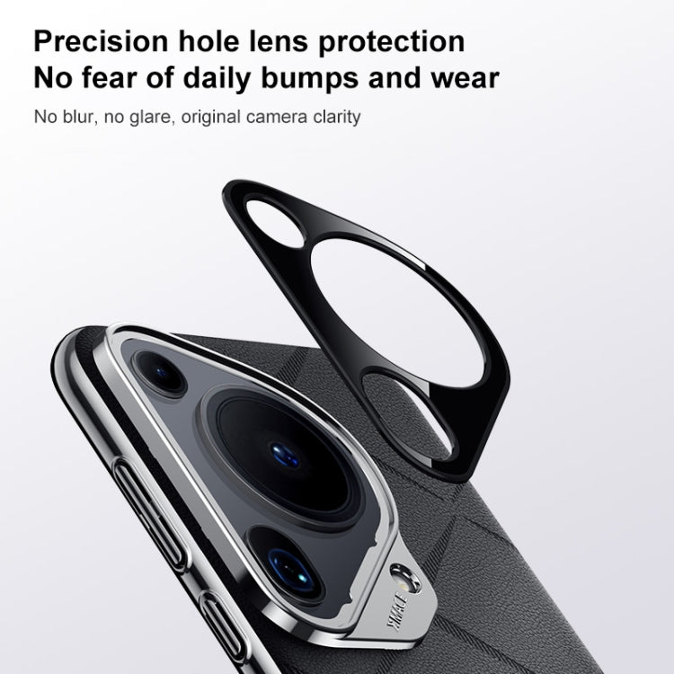 Funda de Cuero para Teléfono Huawei Mate 70 Pro (Blanca)
