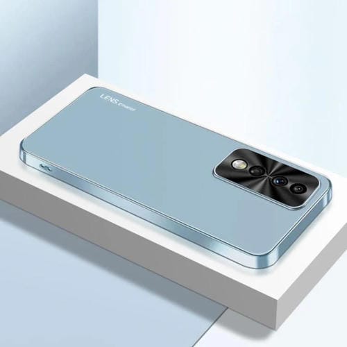 Funda Acrílica Esmerilada con Galvanoplastia para Honor 80 GT AG (Azul Sierra)
