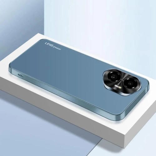 Funda Acrílico Esmerilado con Galvanoplastia para Honor 300 Ag (Azul Marino)