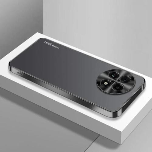 Funda Acrílico Esmerilado Galvanizado OnePlus Ace 5 Ag (Negra)