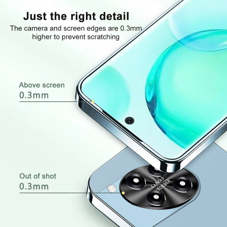 Funda Acrílico Esmerilado Galvanizado OnePlus Ace 5 Ag (Negra)
