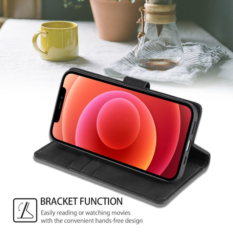Funda de Piel con Cierre Magnético para Teléfono Itel P65 (Negra)
