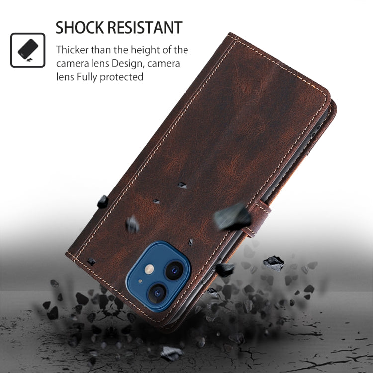 Funda de Cuero con Hebilla Magnética para Itel A50C 4G (Marrón) Tacto Piel
