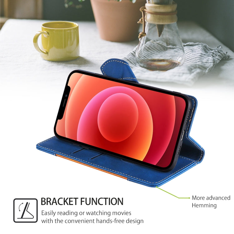 Funda de Cuero con Hebilla Magnética para Teléfono Itel A50C 4G (Azul)