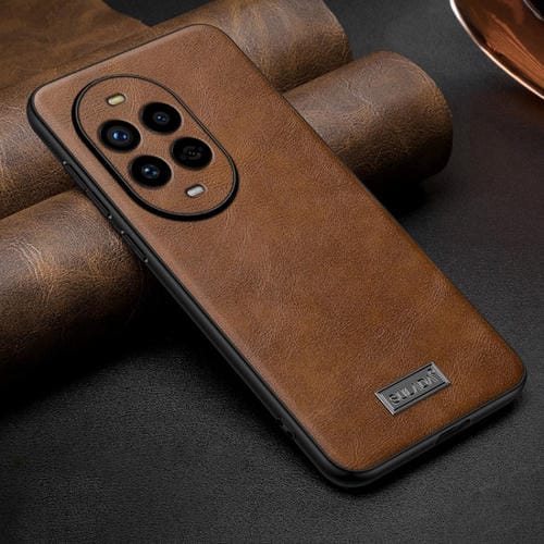 Funda de Teléfono Híbrida Huawei Nova 13 Pro Sulada TPU a Prueba de Golpes (Marrón)