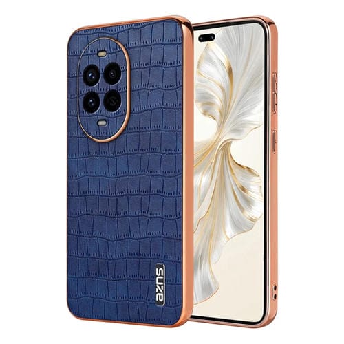 Funda para Teléfono Azns Huawei Nova 13 Pro Cobertura Total Textura Cocodrilo (Azul)