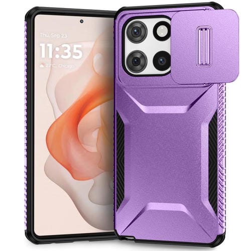 Funda para Teléfono Motorola Moto G Stylus 5G 2025 con Protección Deslizante (Morado)