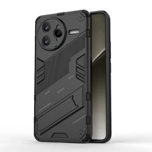 Para Redmi K80 Pro Punk Armor 2 En 1 PC + Funda de Teléfono de TPU con Soporte (Negro)