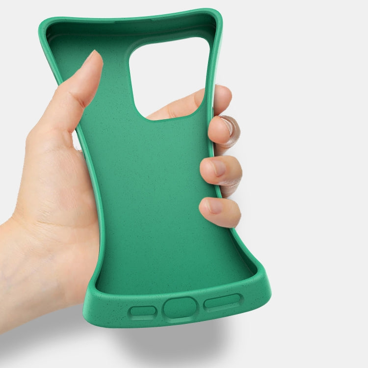 Funda TPU con Paja de Trigo para iPhone 16E (Verde Militar)