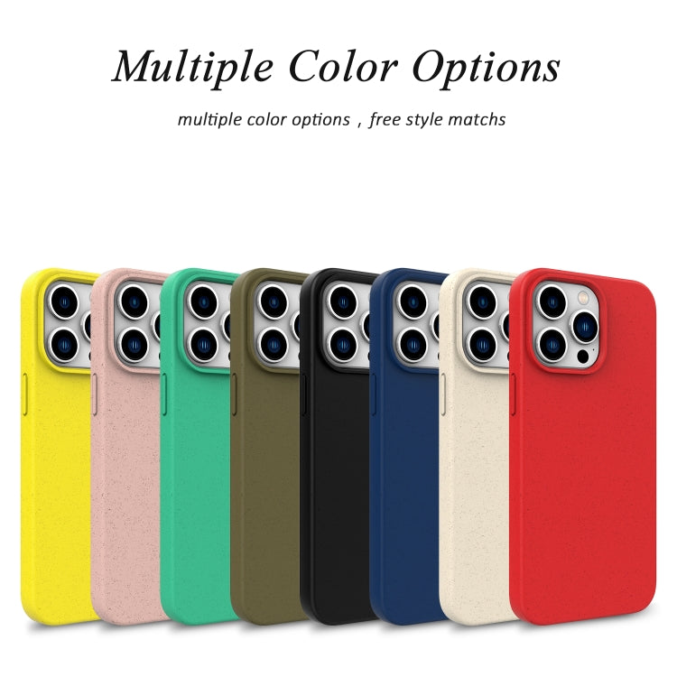 Funda TPU con Paja de Trigo para iPhone 16E (Verde Militar)