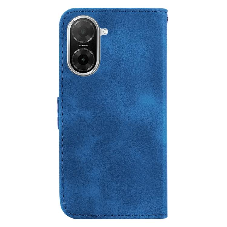 Funda de cuero con relieve de siete formas para Redmi A5 4G (171,7 mm) (azul)
