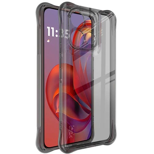 Funda TPU a Prueba de Golpes con Airbag para Motorola Moto S50 / Edge 50 Neo Imak (Negro Transparente)