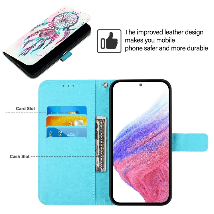 Funda de Cuero con Tapa Horizontal y Pintura 3D para Itel A80 4G (Campanas de Viento)
