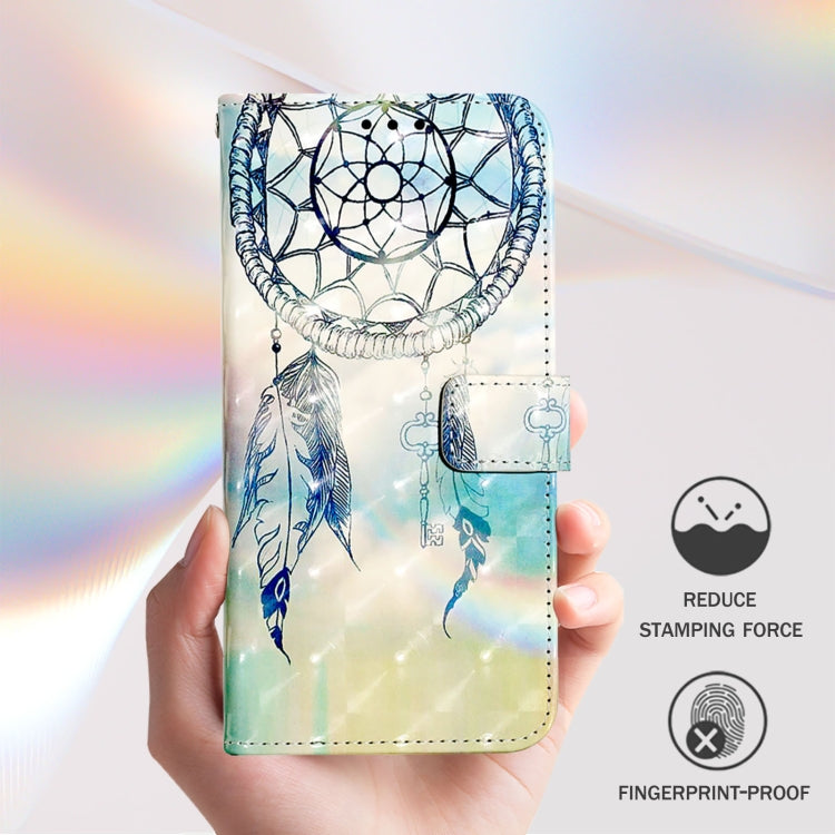 Funda de Cuero con Tapa Horizontal para TCL 50 Pro Nxtpaper 3D Painting (Dream Wind Chimes)