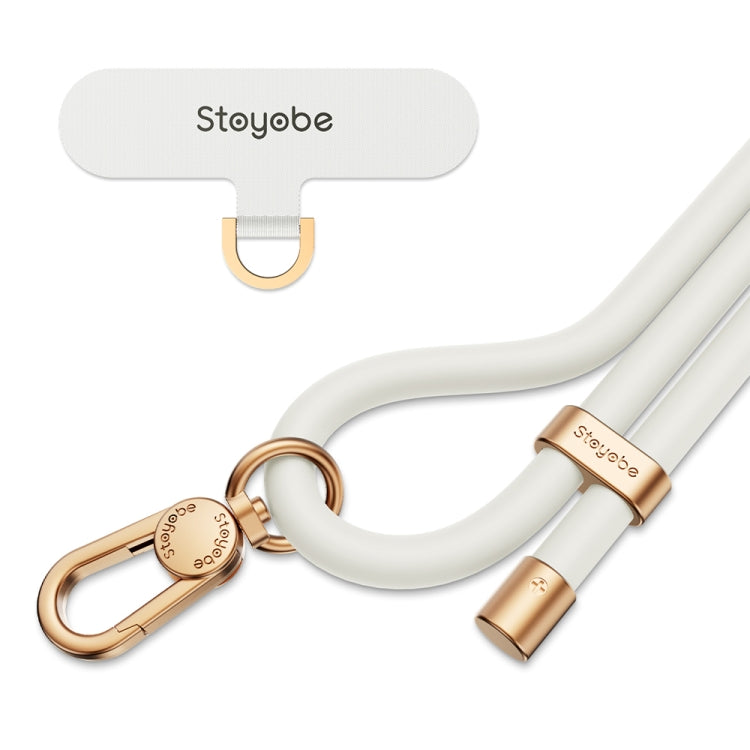 Cordón Universal para Teléfono Dux Duics Pl-One de Silicona (Blanco)