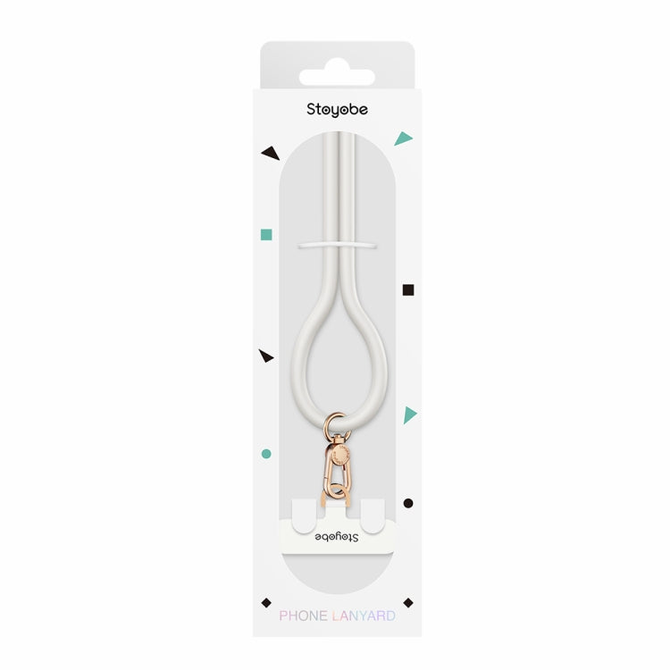 Cordón Universal para Teléfono Dux Duics Pl-One de Silicona (Blanco)
