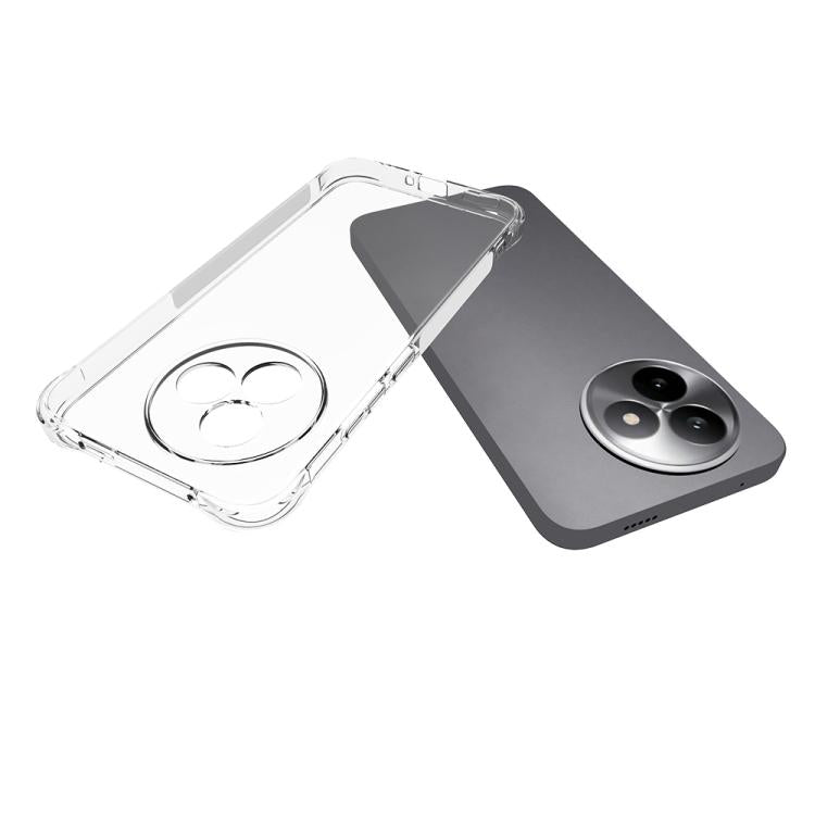 Funda de TPU ultra resistente a los golpes y antideslizante para Redmi K80 (transparente)