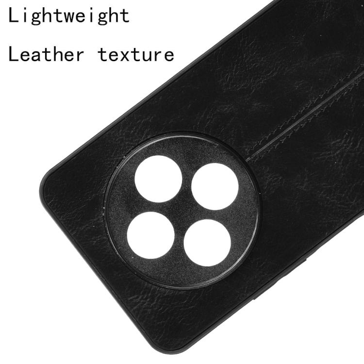 Funda para Teléfono Tecno Spark 30 4G Diseño de Vaca con Tarjeta de Costura (Negra)