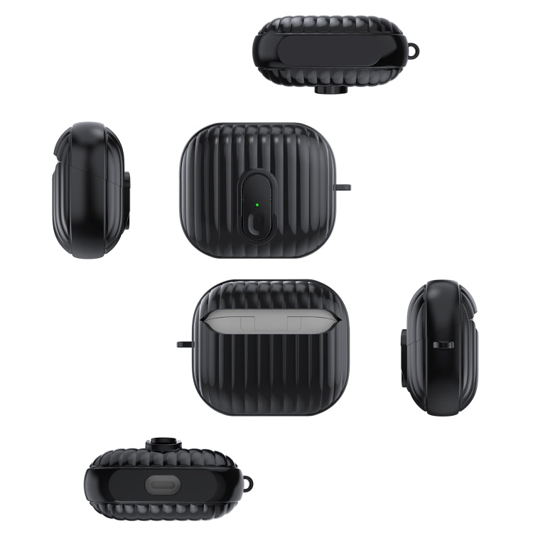 Estuche Protector para Auriculares Samsung Galaxy Buds3 con Cierre de Seguridad (Transparente)