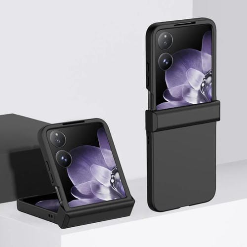 Funda de PC 3 en 1 con tacto suave para Xiaomi Mix Flip 2 (negra)