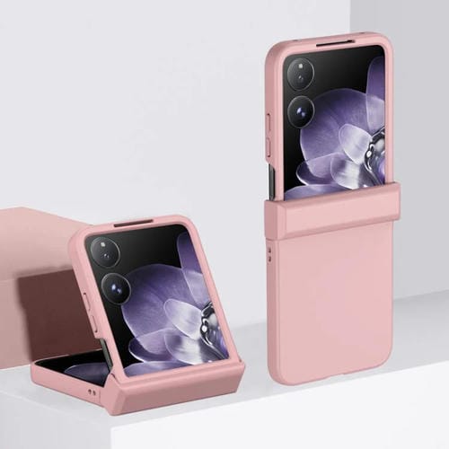 Funda de PC 3 en 1 con tacto suave para Xiaomi Mix Flip 2 (rosa)