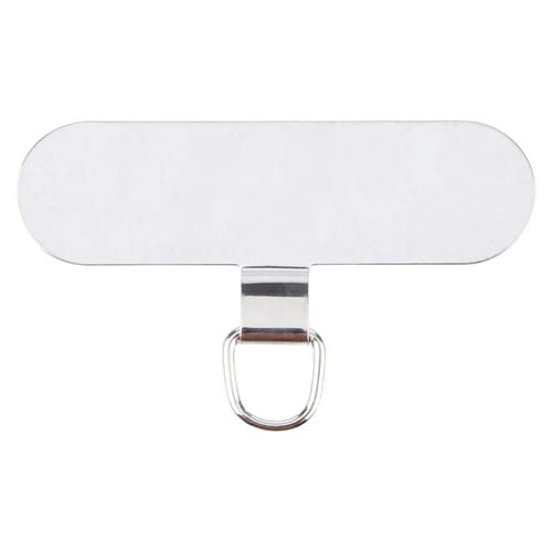 Junta de Fijación para Cordón de Teléfono Móvil Metal Ovalado (Plateada)