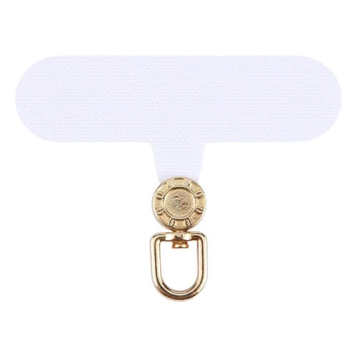 Junta de Fijación para Cordón de Teléfono Móvil con Rotación 360 Grados (Blanca)