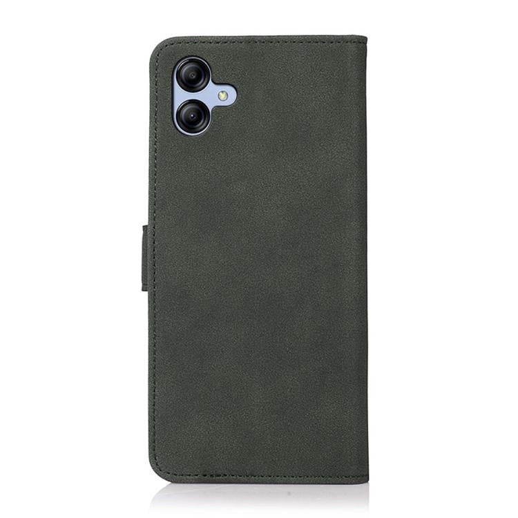 Funda de cuero con textura mate KHAZNEH para Samsung Galaxy A07 5G (verde)