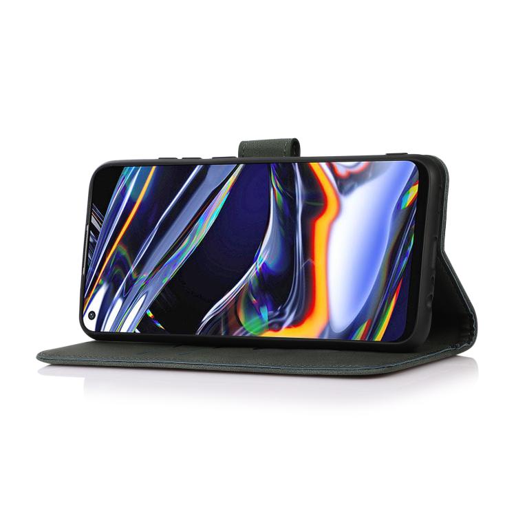 Funda de cuero con textura mate KHAZNEH para Samsung Galaxy A07 5G (verde)
