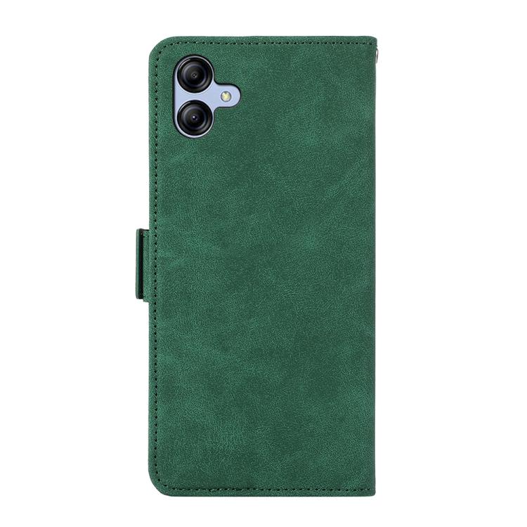 Funda de cuero magnético ABEEL con protección RFID para Samsung Galaxy A07 5G (verde)