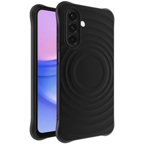 Funda Blanda Manbo para Samsung Galaxy A26 5G Imak Uc-6 Series Diseño de Escarcha (Negra)