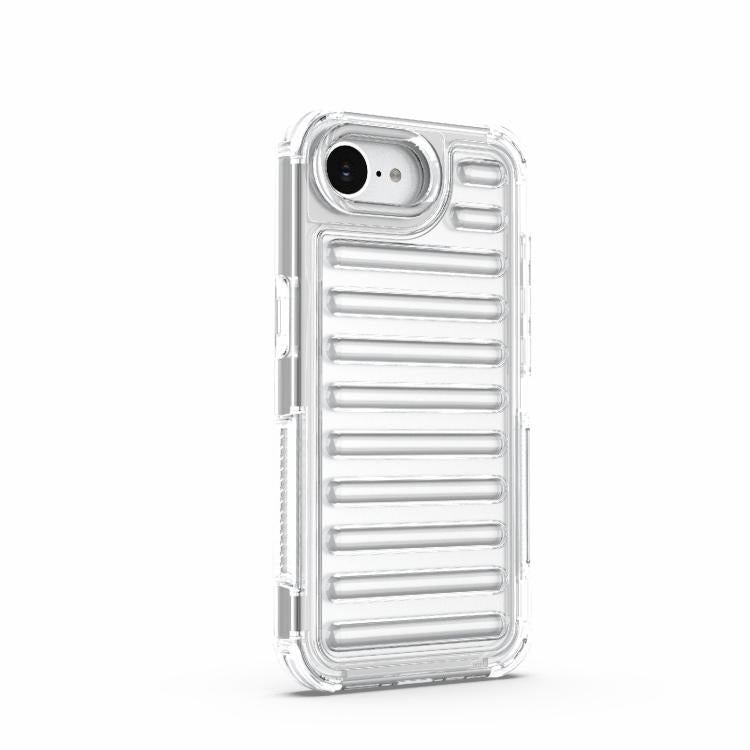 Funda híbrida de TPU y PC con airbag de alta transparencia para iPhone 16e (transparente)